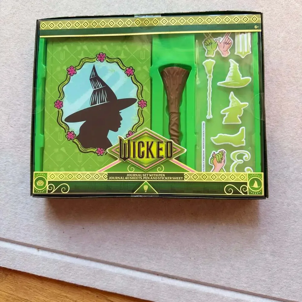 Wicked Elphaba Journal Set with Pen and Sticker Sheet